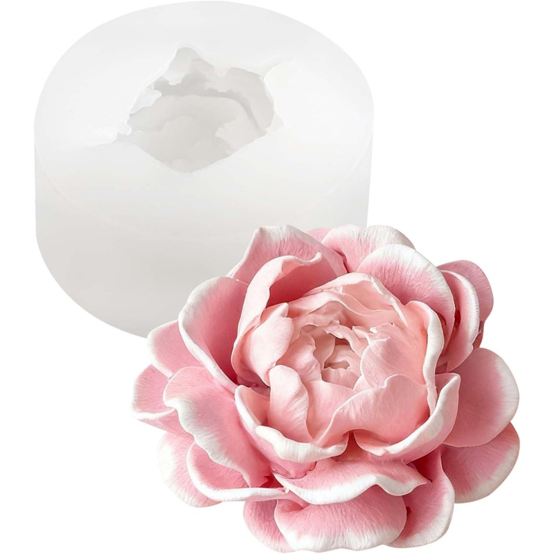 Candle Making Jug - Jasmine flower candle silicone mold、3D Floral