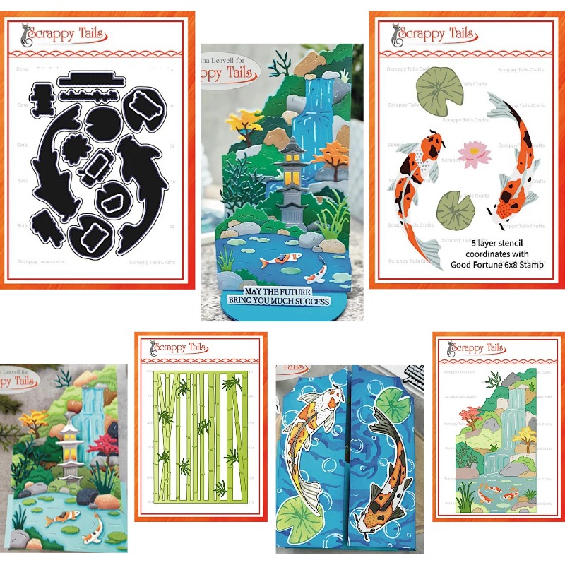 Candle Making Books For Beginners - Ragonflies Bamboo Pond Koi Fish Metal