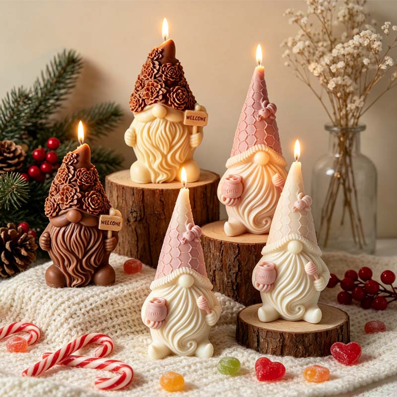Candle Making Books For Beginners - Aromatherapy Candle Silicone Mold DIY Santa