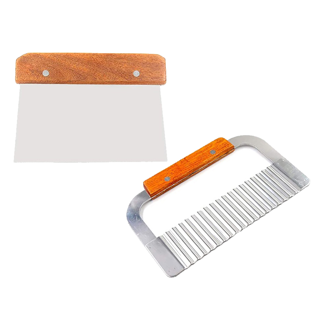 Candle Making Supplies Wholesale - 2 Pack Stainless Steel Wavy &