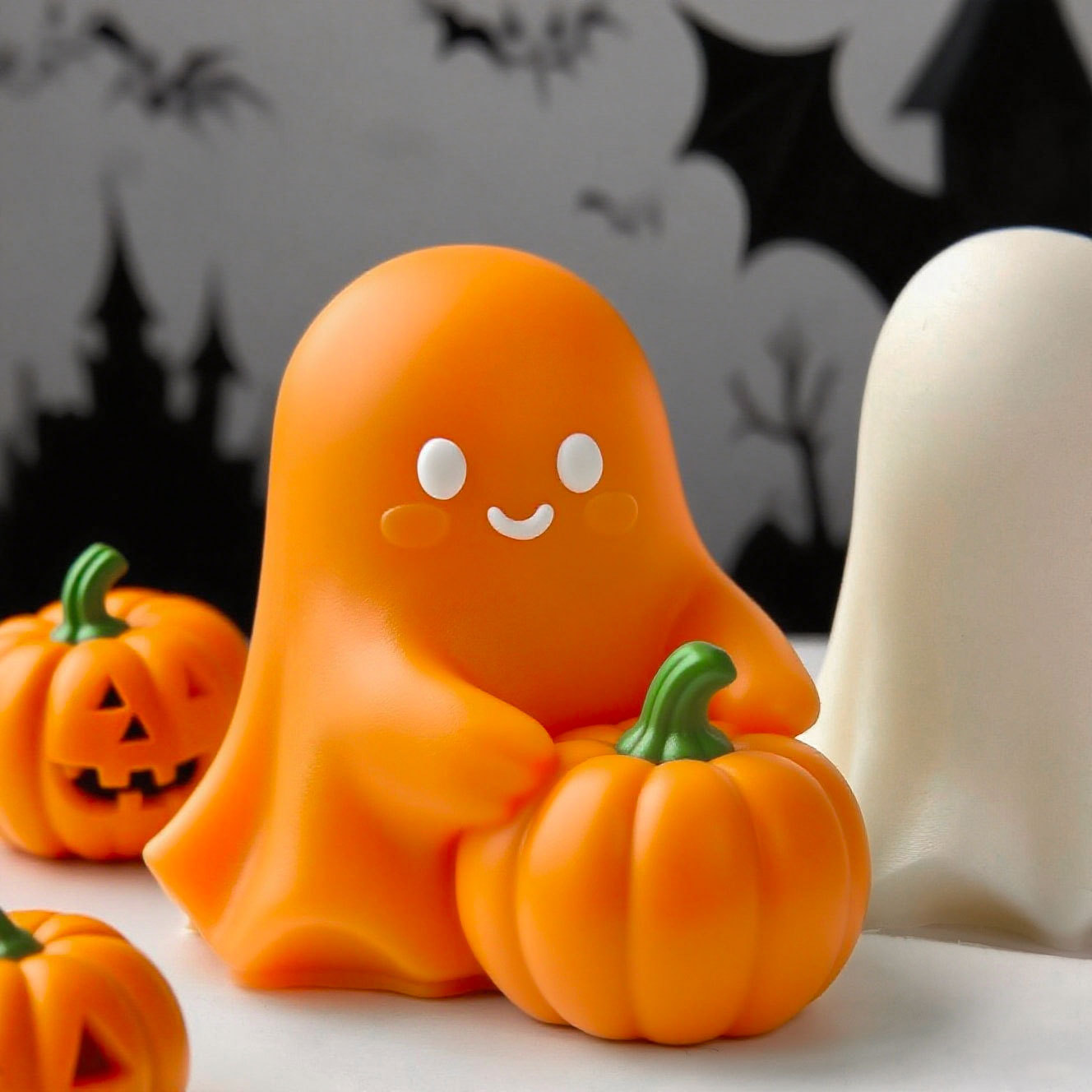 Candle Making Books For Beginners - Halloween Ghost Pumpkin Silicone Mold DIY