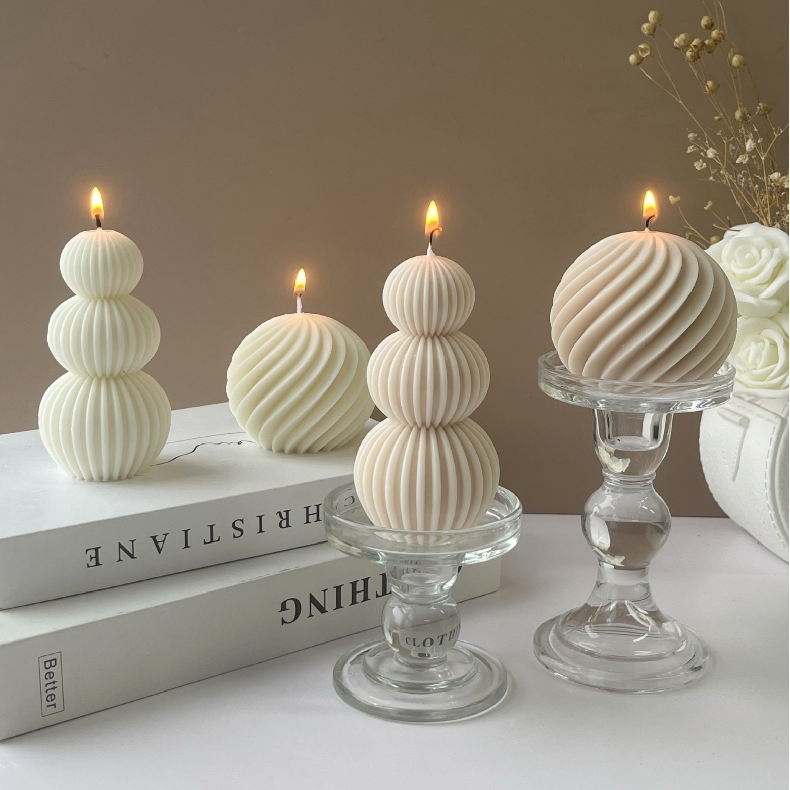 Candle Making Books For Beginners - Round Pillar Silicone Candle Mold Taper