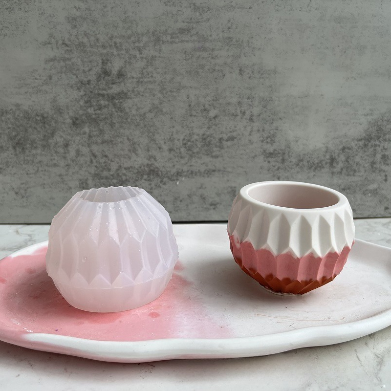 Candle Making Jug - Small Round Meat Planter Silicone Mold