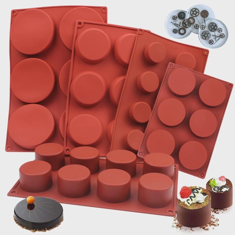 Candle Making Supplies Wholesale - Round Silicone Soap Mold DIY Handmade