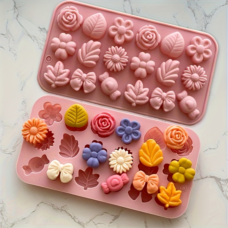 Candle Making Books For Beginners - 18pcs Silicone Candle Molds - Non-Toxic,