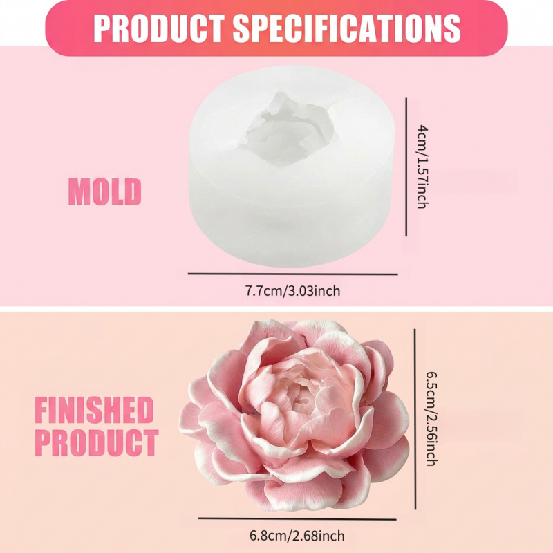 Jasmine flower candle silicone - đánh giá và giá Candle Making Jug
