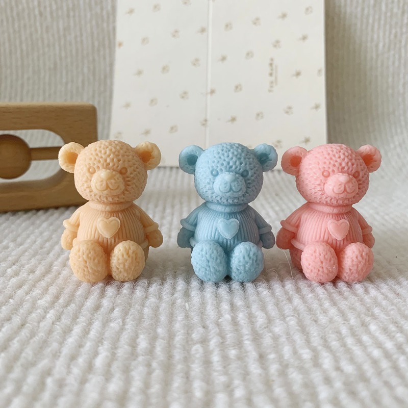 Mini Love Bear Candle Silicone - đánh giá và giá Candle Making Supplies Wholesale
