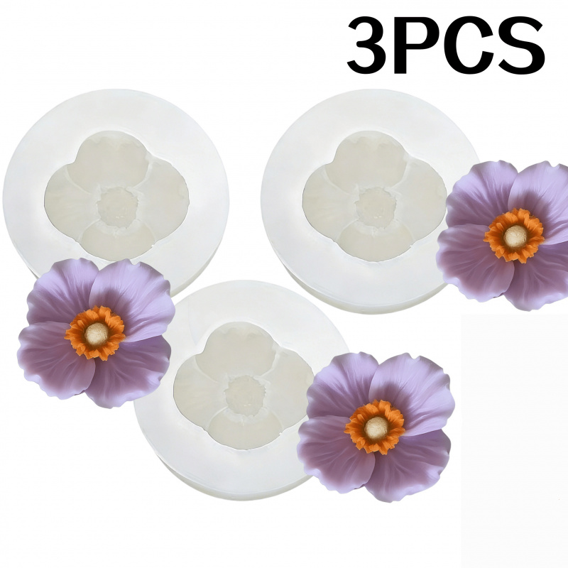 3Flower silicone mold，Silicone - đánh giá và giá Candle Making Jug