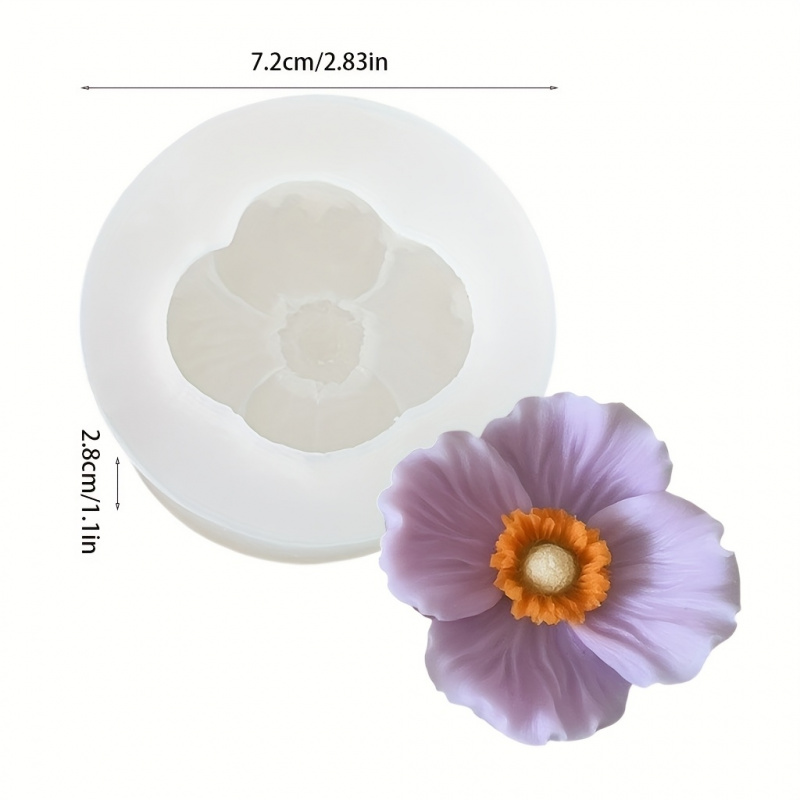 3Flower silicone mold，Silicone - đánh giá và giá Candle Making Jug