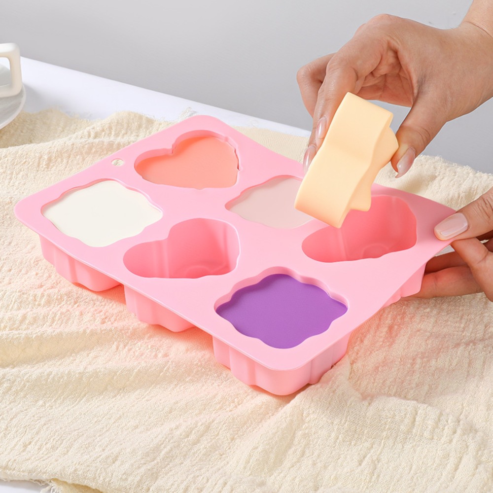 Square Heart Shape Silicone Mo - đánh giá và giá Candle Making Supplies Wholesale