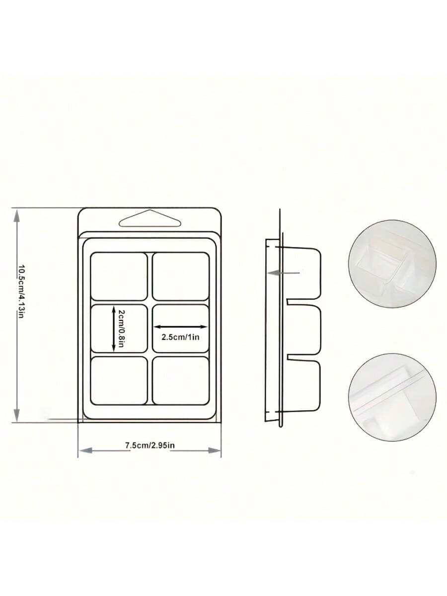 12/24 Pieces Rectangular 6-Hol - đánh giá và giá Candle Making Jug