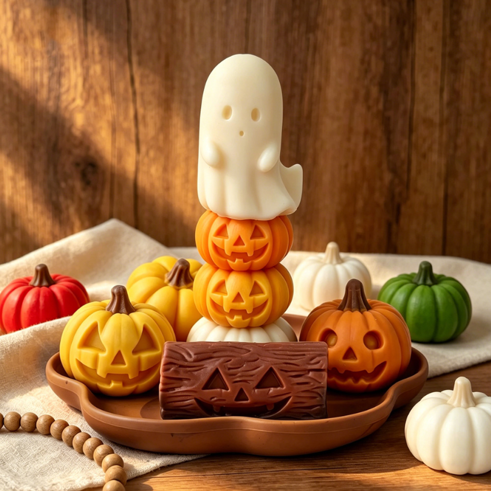 Halloween Mini Ghost Pumpkin S - đánh giá và giá Candle Making Books For Beginners