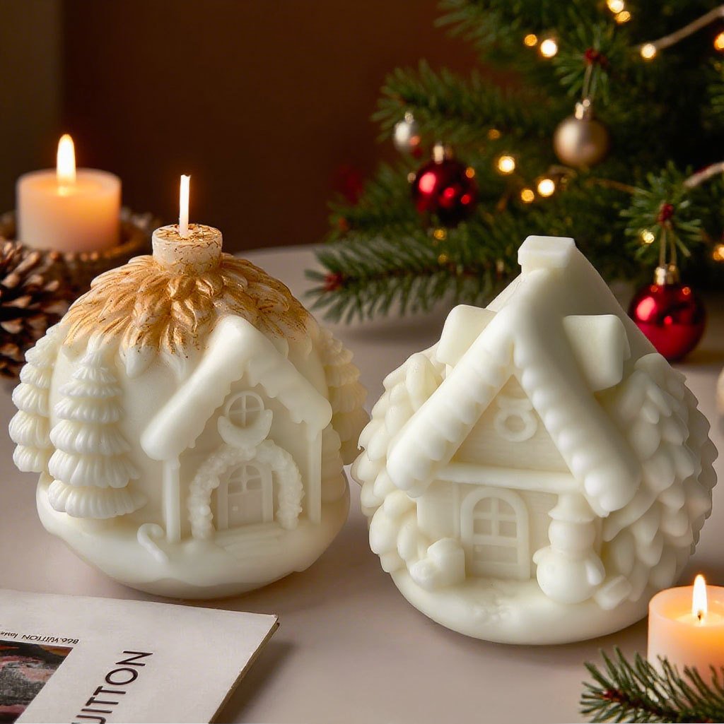 DIY Christmas Tree House Silic - đánh giá và giá Candle Making Books For Beginners