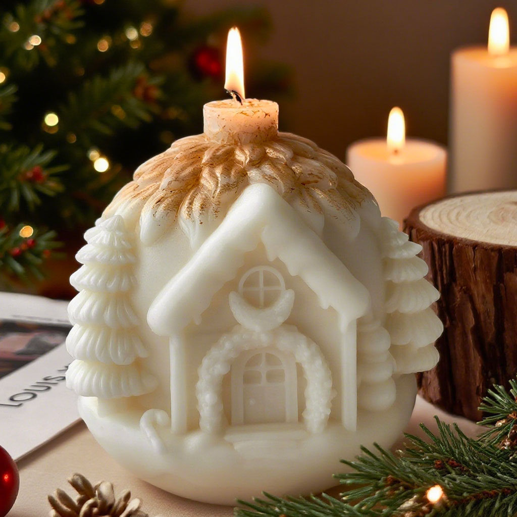 DIY Christmas Tree House Silic - đánh giá và giá Candle Making Books For Beginners