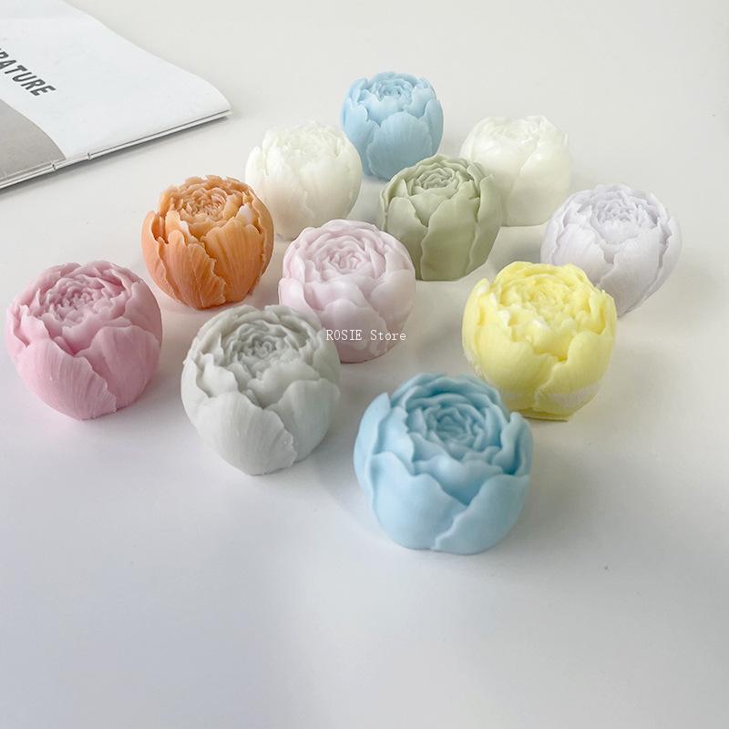3D Peony Flower Silicone Mold  - đánh giá và giá Candle Making Supplies Wholesale